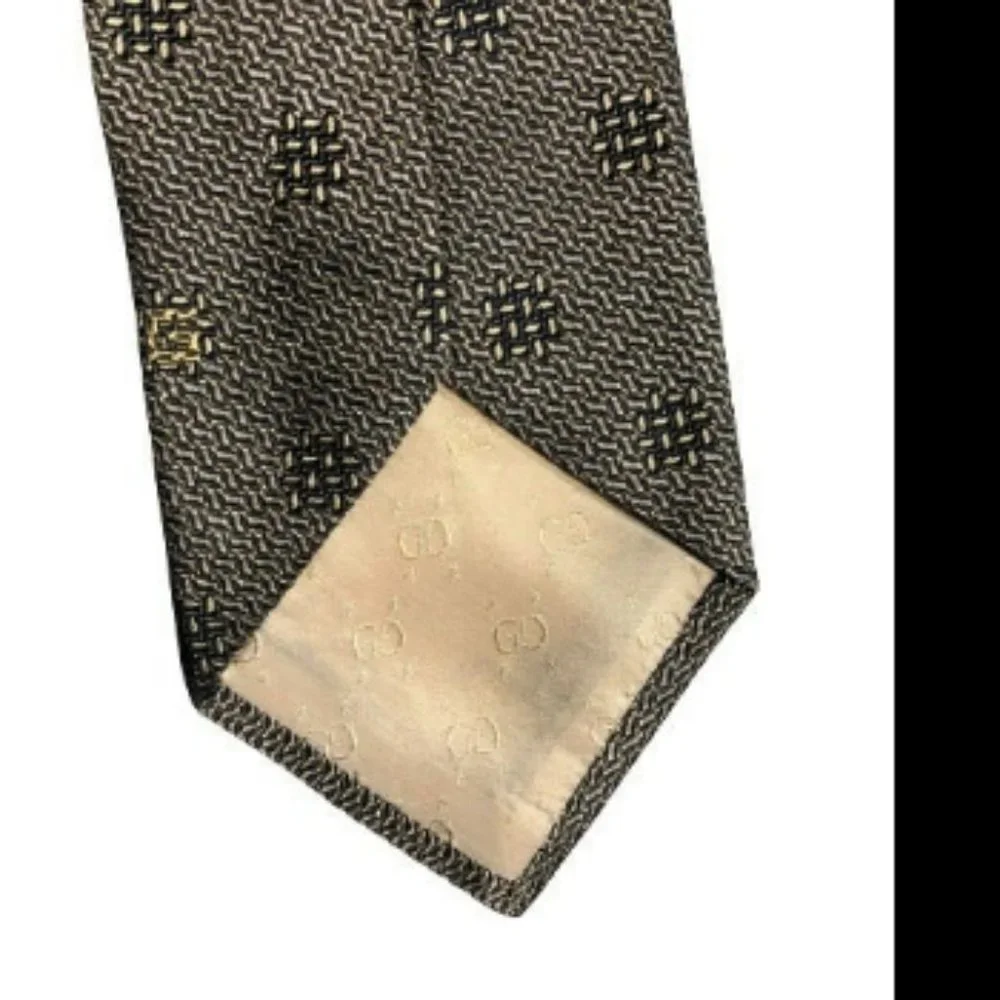 Gucci Mens Designer Tie One Size